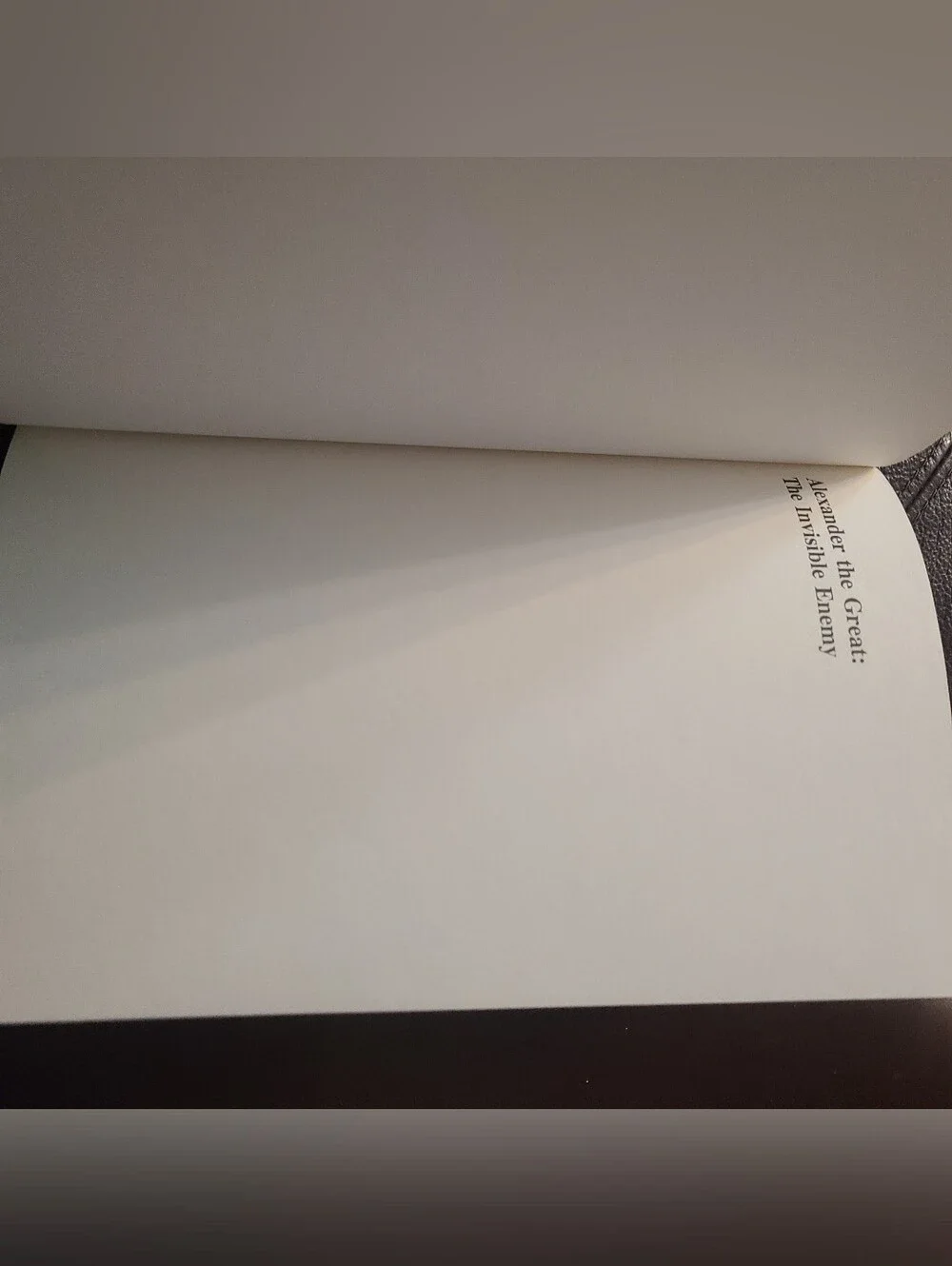 Alexander the Great Invisible Enemy John O'Brien SIGNED 1st Ed 1st Print HCDJ